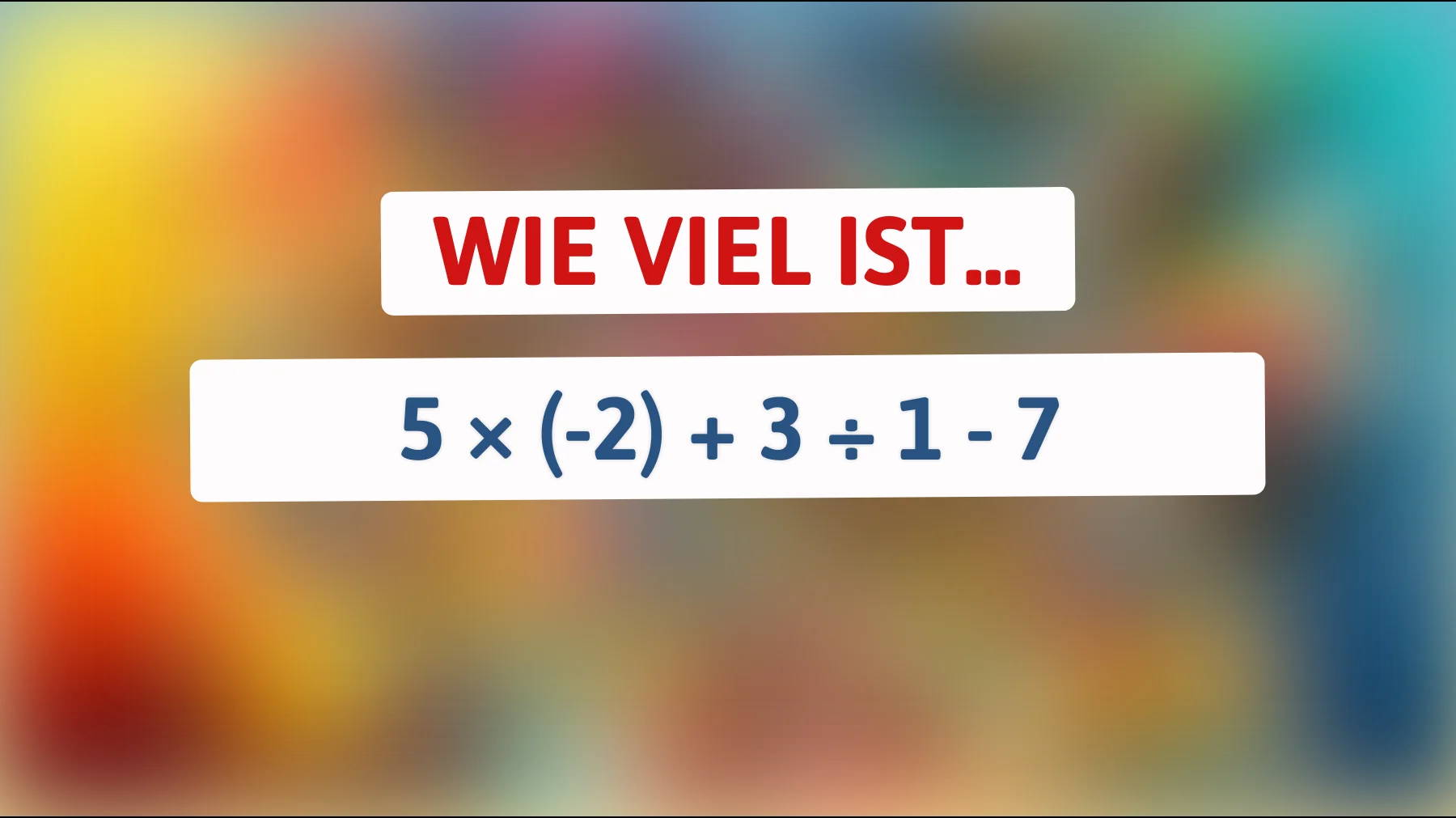 Bist du schlau genug, um dieses mathematische Rätsel zu lösen? Teste deine Genialität hier!"