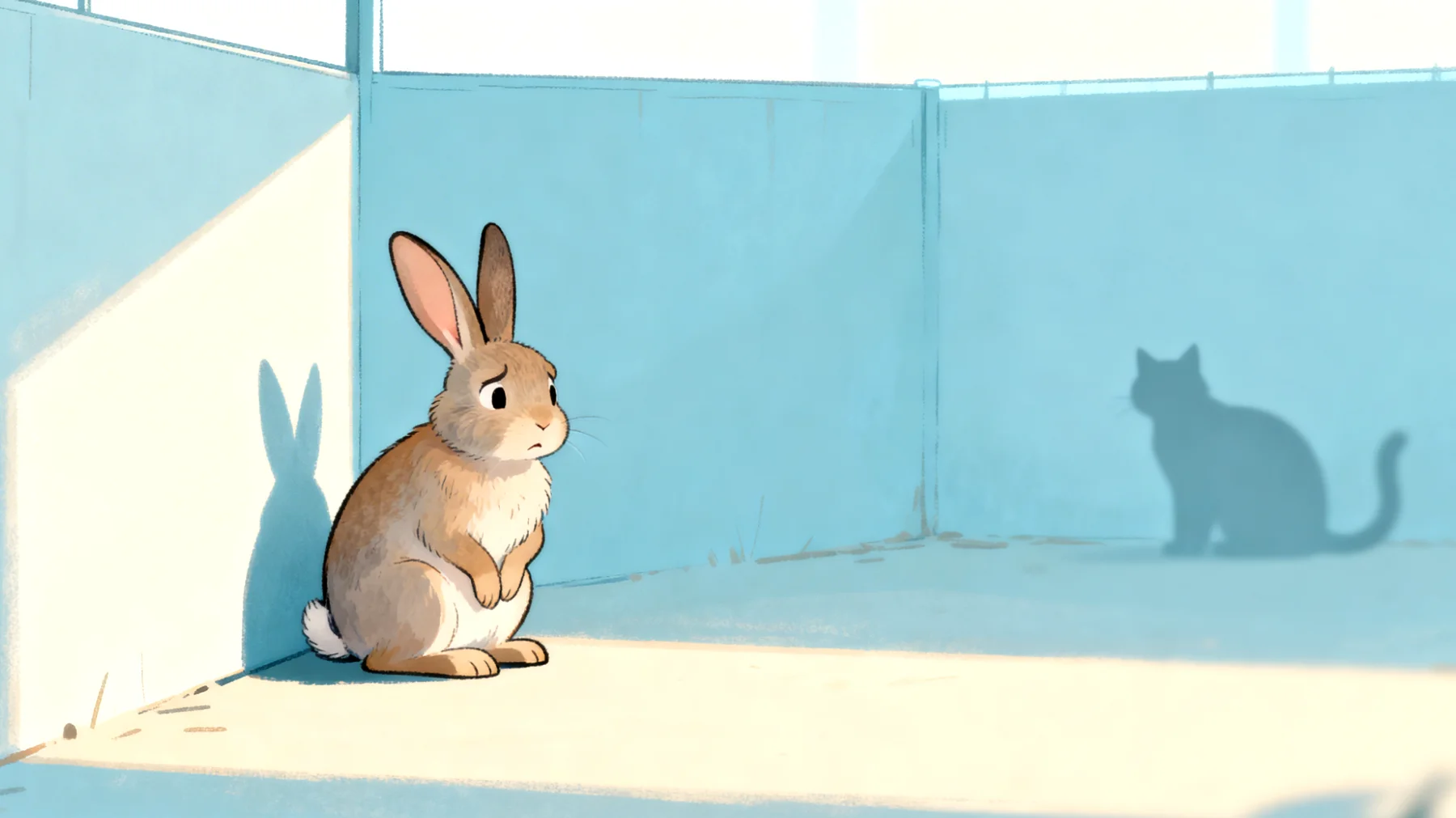 Kaninchen zeigen Stressverhalten beim Zusammenleben mit anderen Tieren und benötigen spezielle Entspannungstechniken und eine stressfreie Umgebung"