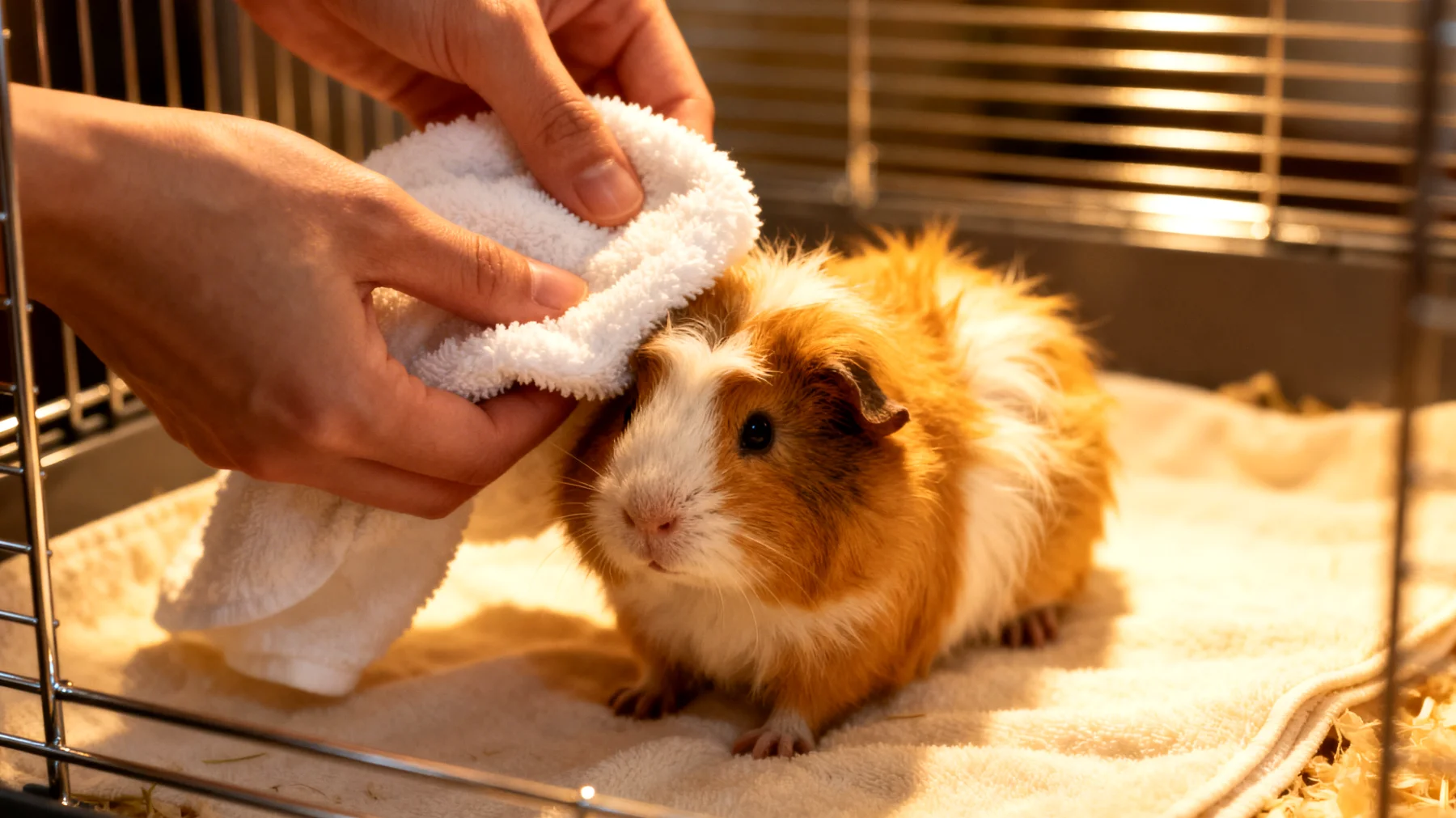 Junge Meerschweinchen benötigen eine besonders sorgfältige Hygiene und altersgerechte Pflege, um Infektionen und Entwicklungsstörungen zu vermeiden, dabei sind die richtige Einstreu, regelmäßige Gehegereinigung und sanfte Fellpflege essentiell"