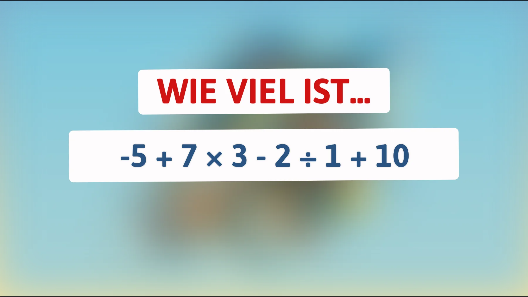 Nur 1 % können es lösen: Schaffst du die Herausforderung, dieses mysteriöse Rätsel zu knacken?"