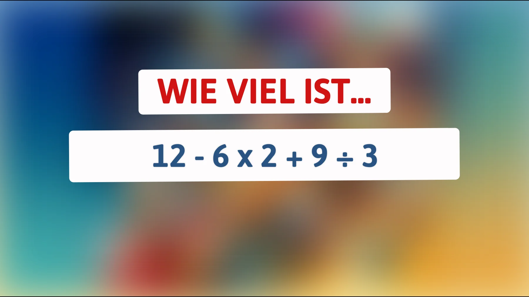 Nur 1 % lösen dieses Mathe-Rätsel auf Anhieb: Kannst du es schaffen?"