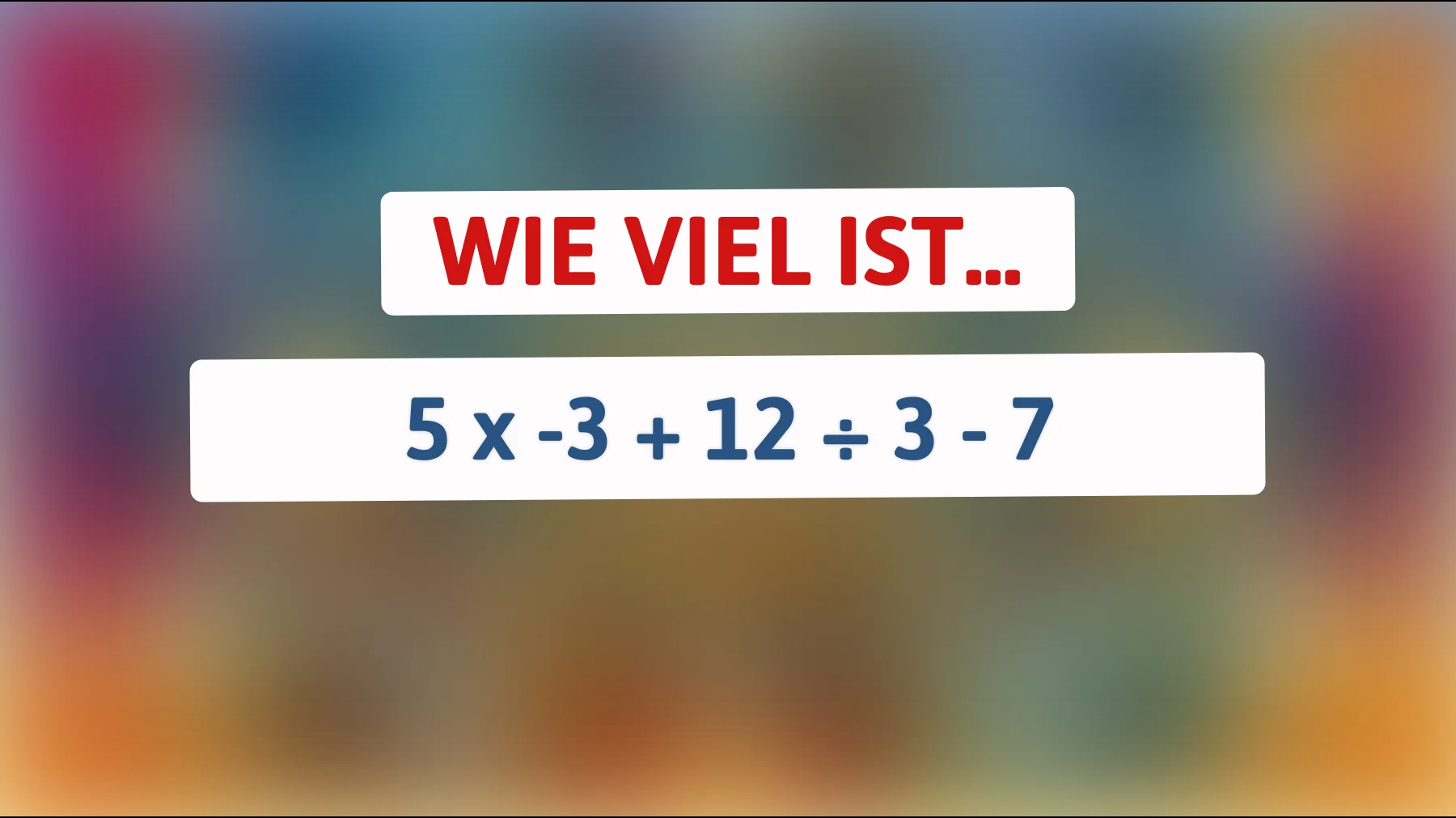 Nur 1% der Menschen lösen dieses mathematische Rätsel: Kannst du es schaffen?"