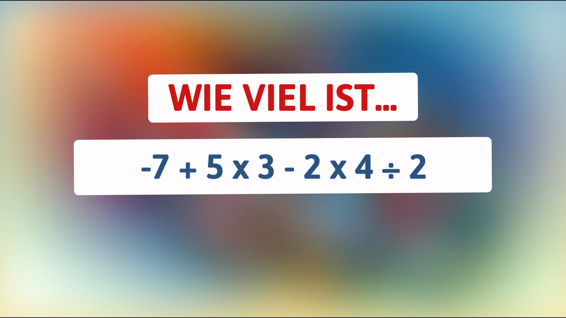 Nur 1% der schlauesten Köpfe können dieses Mathe-Rätsel lösen: Wirst du es schaffen?"