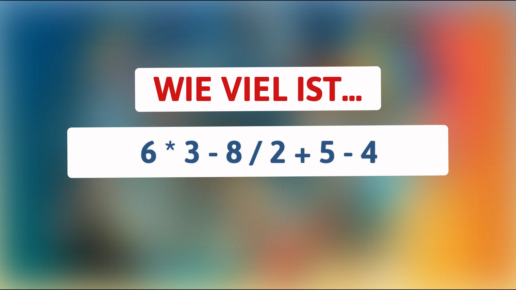 Nur Genies können es lösen: Stell deinen IQ auf die Probe mit diesem Zahlenrätsel!"