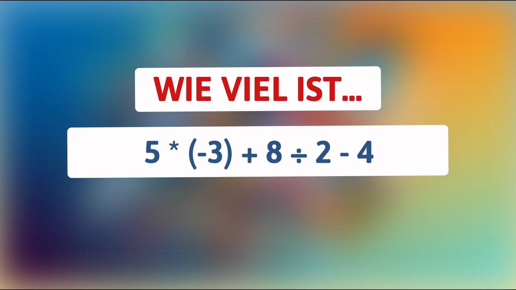 Nur die klügsten Köpfe können diese mathematische Herausforderung knacken: Bist du dabei?"
