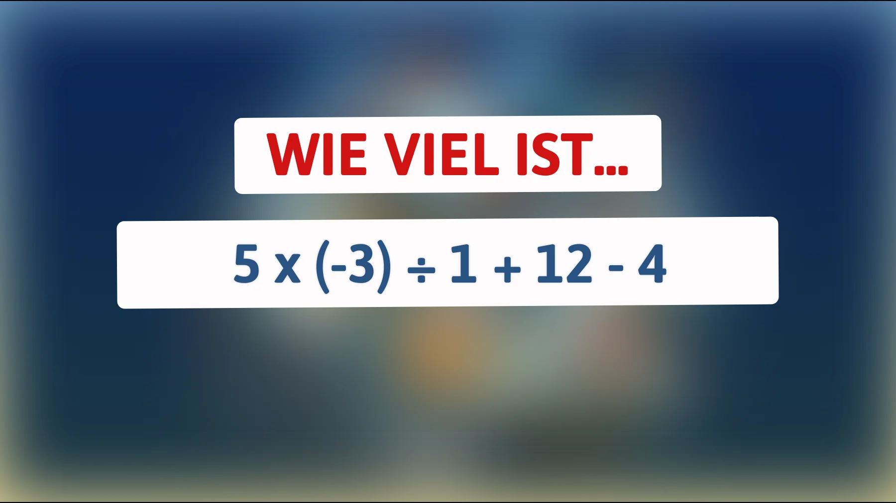 Nur für die Intelligenz-Elite: Wer kann dieses scheinbar einfache Rätsel wirklich lösen? 80% scheitern an der Lösung!"