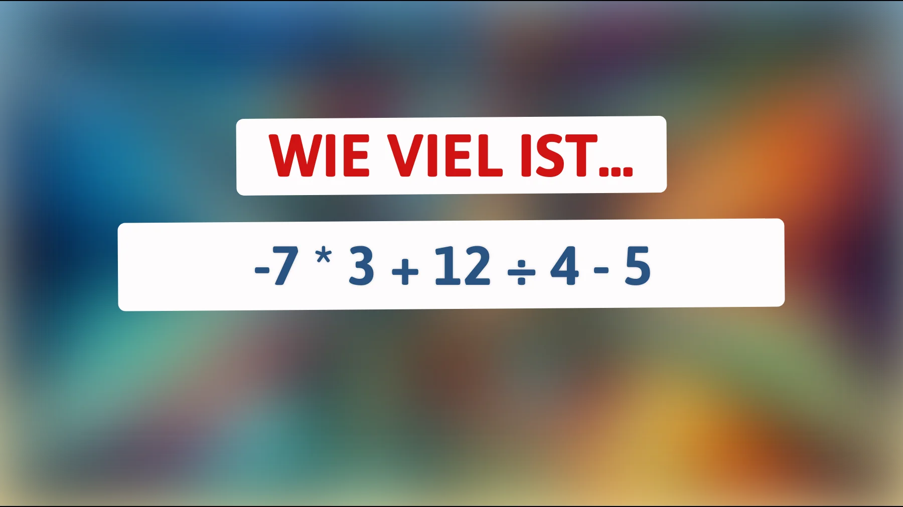 Nur für wahre Genies: Können Sie das komplexe mathematische Rätsel lösen, das Verstand und Logik herausfordert?"