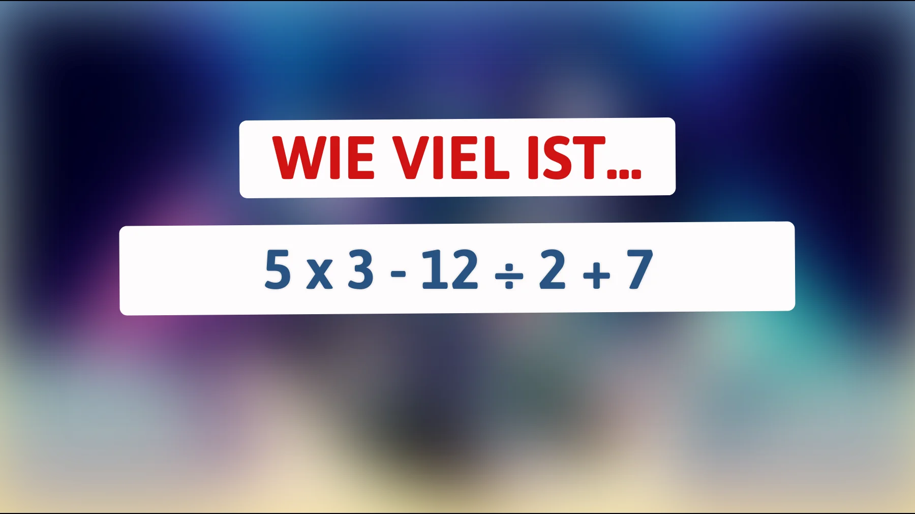 Nur für wahre Genies: Knacke dieses knifflige Mathe-Rätsel, das fast jeder falsch löst!"